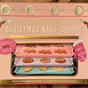 TOO FACED XMAS BAKE SHOPPE COOKIES 24 SHADES EYE SHADOW PALETTE3BLUSH MASCARA.